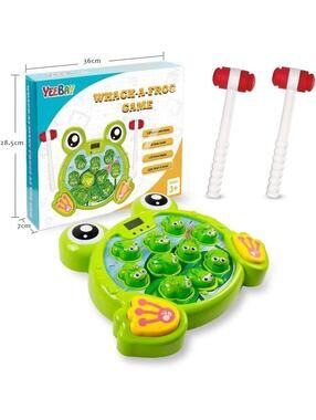 YEEBAY Whack A Frog Game with 2 Hammers Age 2+